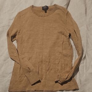 Lord & Taylor Long Sleeve 100% Merino Wool Sweater